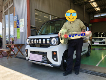 スペーシアギアご納車です！！(*'ω'*)